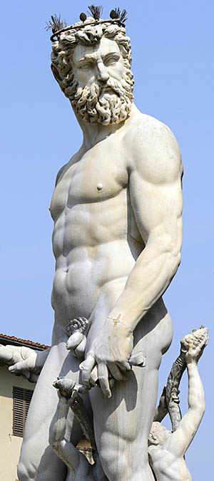 photo: statue of Neptune, Florence