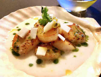 Sea Scallop and Coconut Dreams