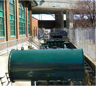 hydro westmount snow-melting basin bassin pour fondre la neige