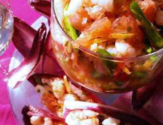 Matane Shrimp, Asparagus <br>and Pink Grapefruit Salad