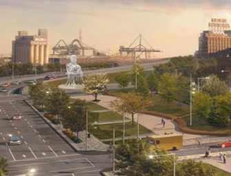 A monumental artwork <br>for Montreal