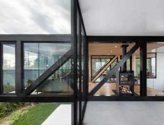 Le chalet Blanche <br>situé à la Malbaie