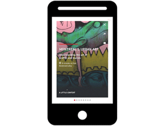 The Quartier des Spectacles <br>launches its mobile app