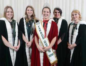 The United Irish Societies <br>of Montreal crown a queen