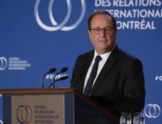 Le monde aujourd’hui <br>selon François Hollande