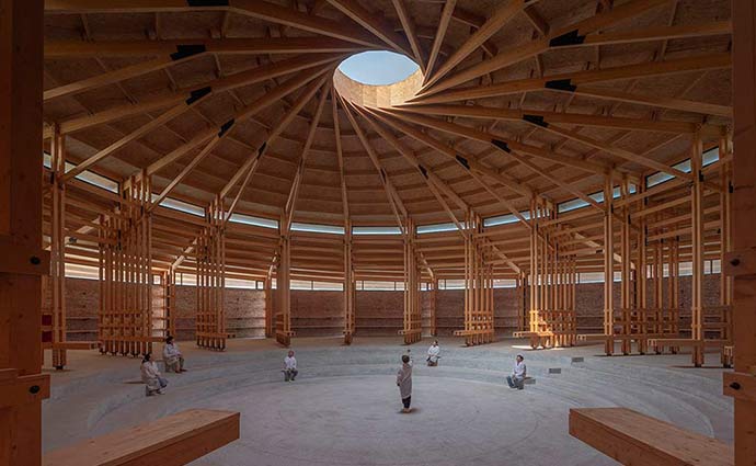 Salle d'Exposition par LUO studio • Image : Jin Weiqi