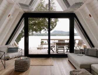 Chalet_A : concept et <br>espaces intérieurs rénovés