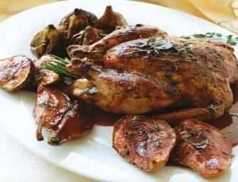 Love and Spices: Cornish <br>hens with pears and figs