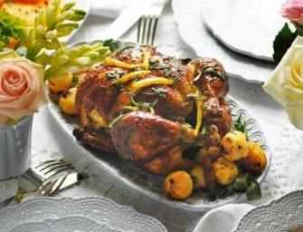 Love and Spices: Cornish <br>hen with preserved lemons