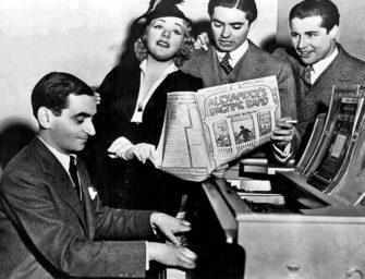 Hershey Felder as Irving Berlin <br>in theatre fundraiser