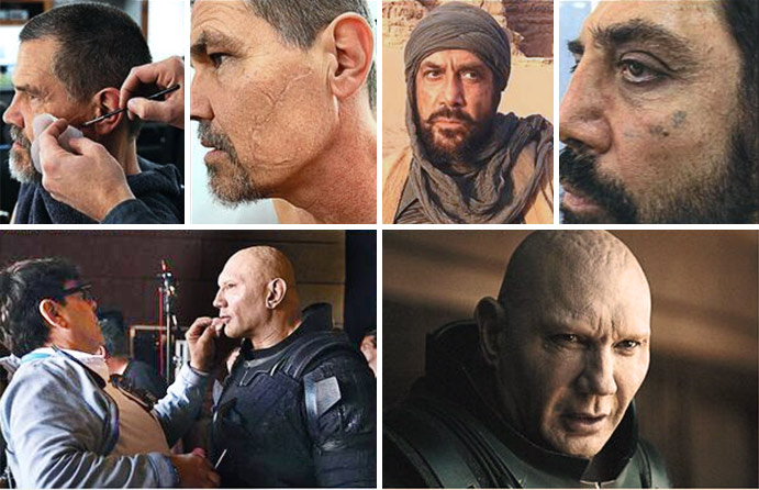 Dune makeup effects