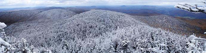 Montagnes vertes