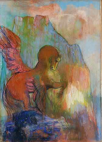 painting by Odilon Redeon - WestmountMag.ca