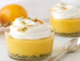 Love and Spices: <br>Passion fruit meringue verrine