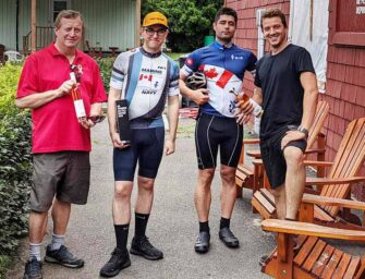 Un réserviste parcourt les <br>Laurentides pour trois fondations