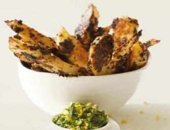 Love and Spices: <br>Seed-crusted roasted fries