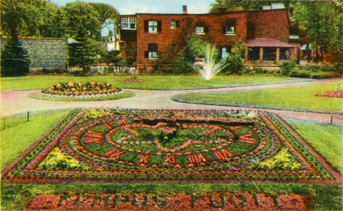 Westmount floral clock